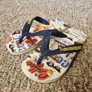 Havaianas Kids StinkinRich Emoji flip flops, size 10